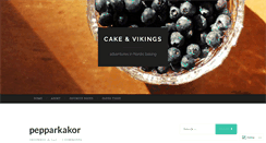 Desktop Screenshot of cakeandvikings.com