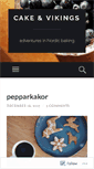 Mobile Screenshot of cakeandvikings.com
